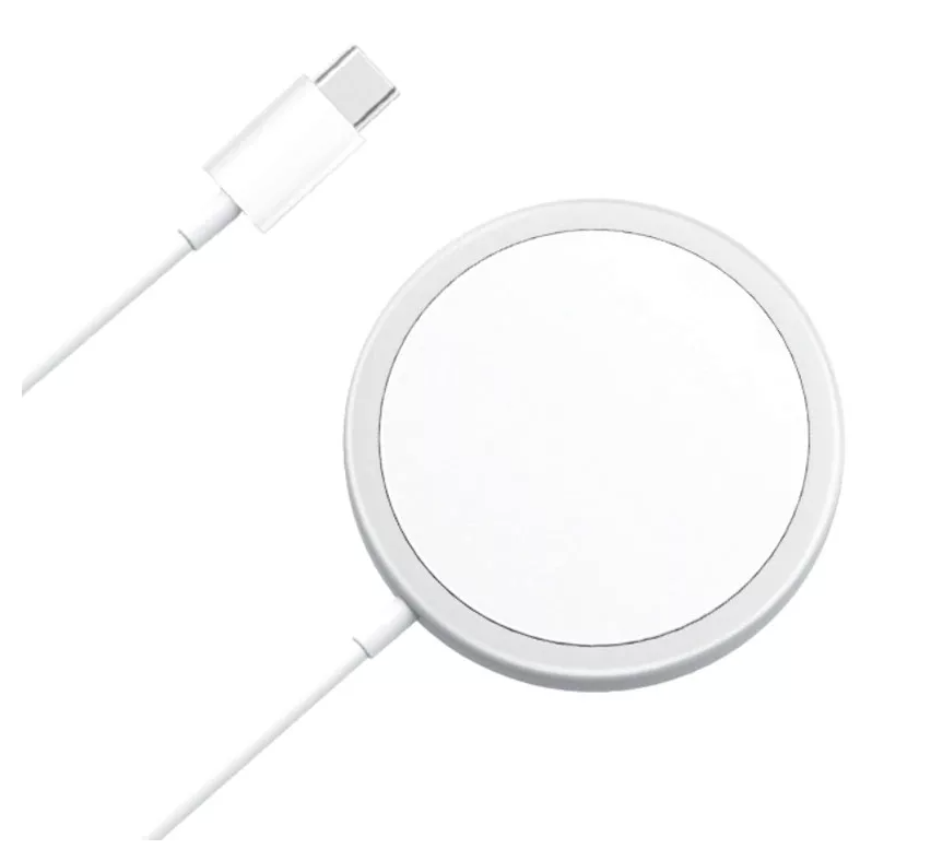 Incarcator magnetic wireless MagSafe 15W alb